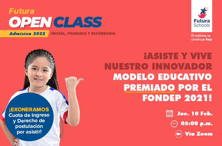 ?¡Sé parte de nuestra última clase modelo en el #FuturaOpenClass! ?